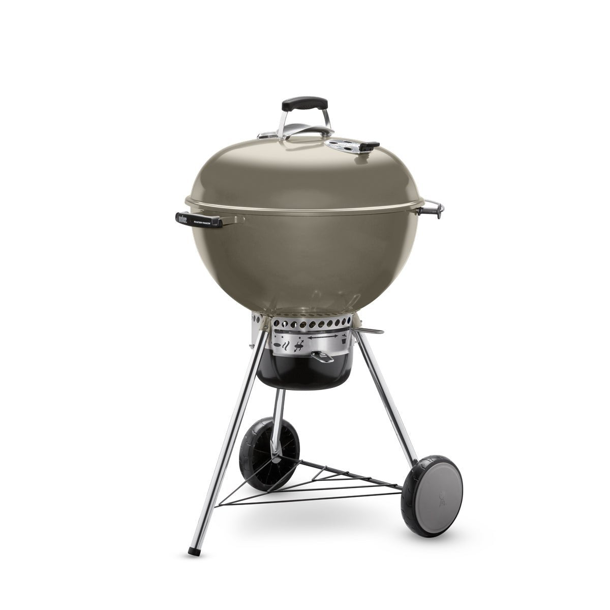 Weber Master Touch GBS C-5750 57cm Charcoal BBQ – Smoke Grey – Free Weber Rapidfire Chimney Charcoal Starter Set Included