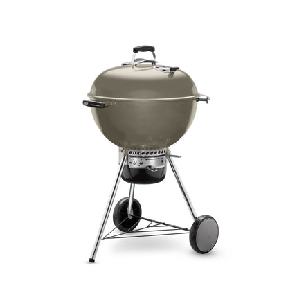 Weber Master Touch GBS C-5750 57cm Charcoal BBQ – Smoke Grey – Free Weber Rapidfire Chimney Charcoal Starter Set Included
