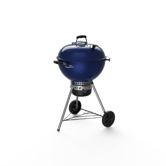 Weber Master Touch GBS C-5750 57cm Charcoal BBQ – Ocean Blue – Free Weber Rapidfire Chimney Charcoal Starter Set Included
