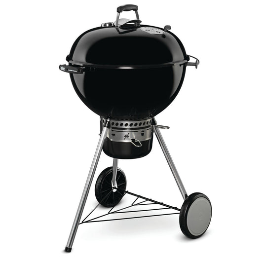 Weber Master Touch E-5750 57cm Charcoal BBQ – Black – Free Weber Rapidfire Chimney Charcoal Starter Set Included